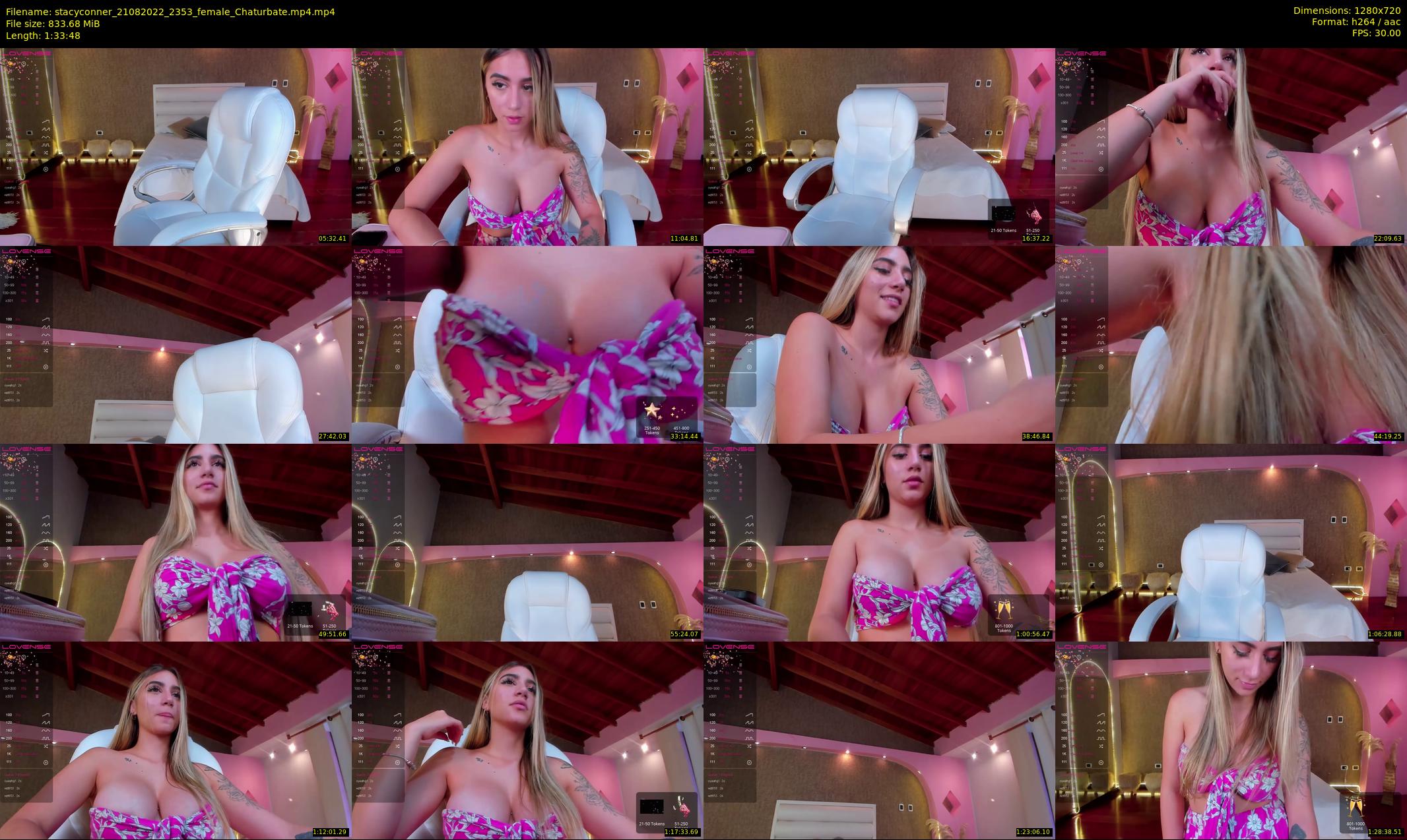 stacyconner — clip de Chaturbate Mujeres, 94 minutos, 21 ago 2022
